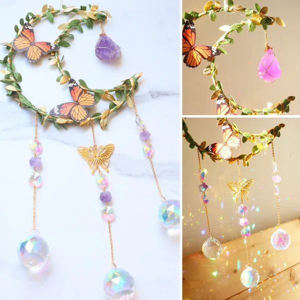 💕2023 Creative Moon Crystal Decor-Good Luck Charms Gifts