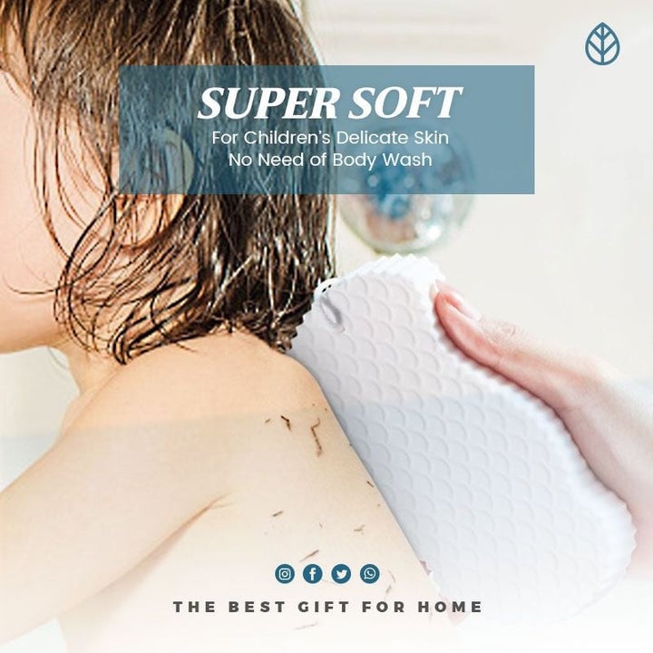(🔥Last Day Promotion-SAVE 50% OFF)  2PCS/SET Super Soft Exfoliating Bath Sponge --BUY 2 GET 1 FREE