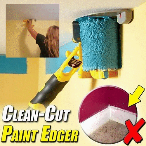 🔥Last Day 49% OFF🔥Clean Cut Paint Edger Trimming Roller Brush