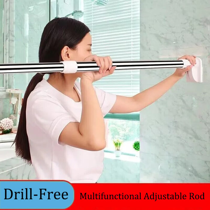 🔥59% OFF TODAY - Drill-Free Adjustable Rod