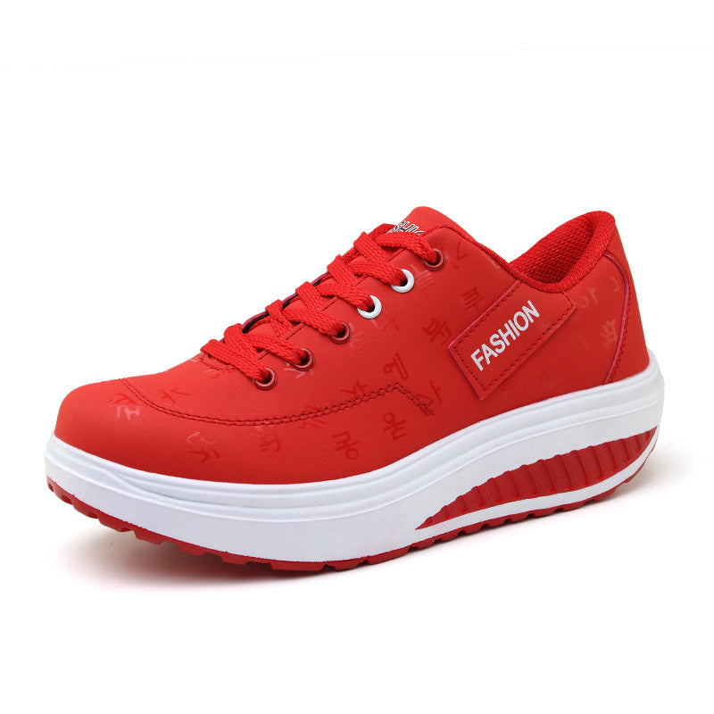 Women's Breathable Lightweight Lace-Up Sneakers