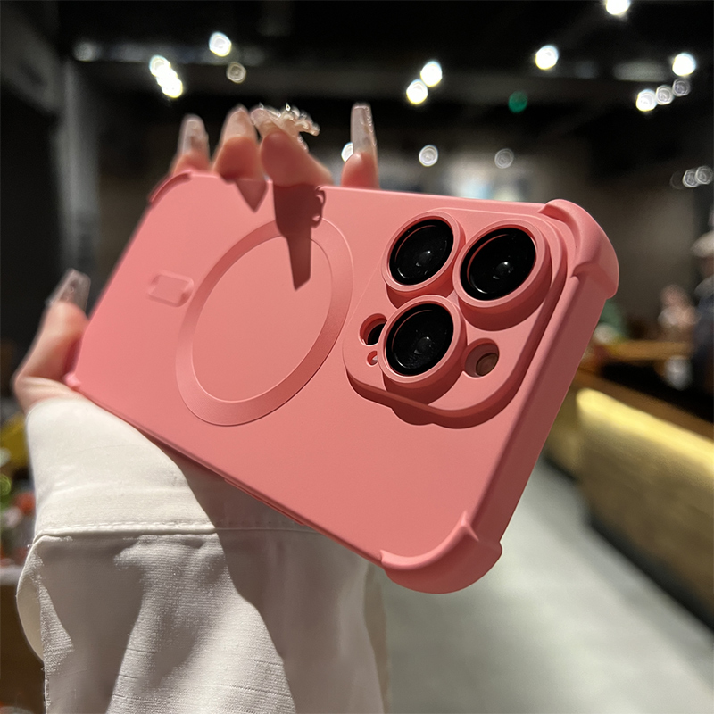 All-Inclusive Four-Corner Anti-Fall Silicone Case Cover for iPhone