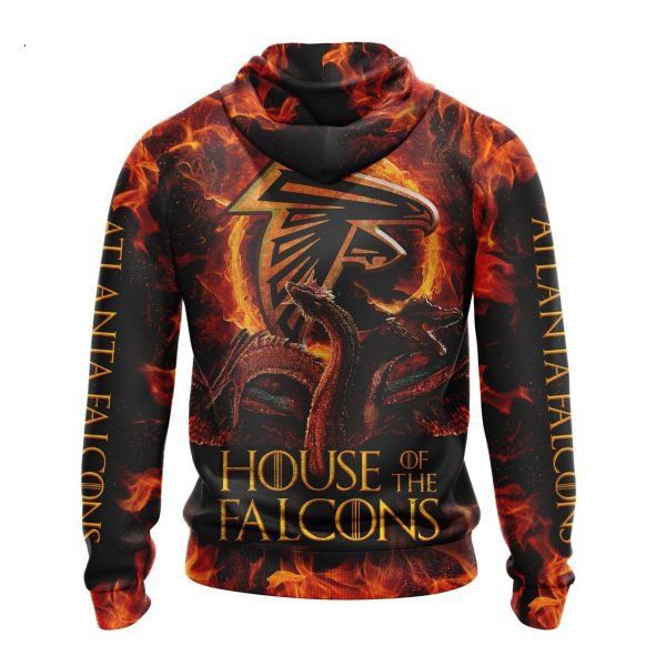 ATLANTA FALCONS GAME OF THRONES – HOUSE OF THE FALCONS 3D HOODIE