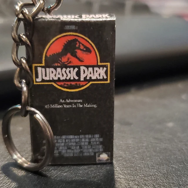 Miniature VHS Inspired Movie Keychain Charm