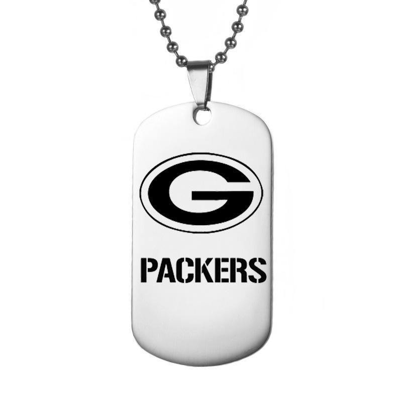 GREEN BAY PACKERS TITANIUM STEEL DOG TAG