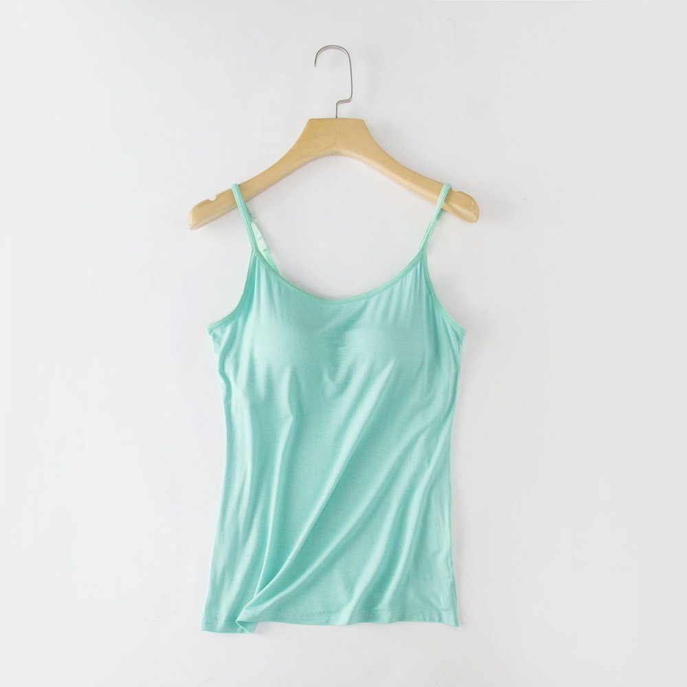 Tank With Built-In Bra - Buy 3 free shipping