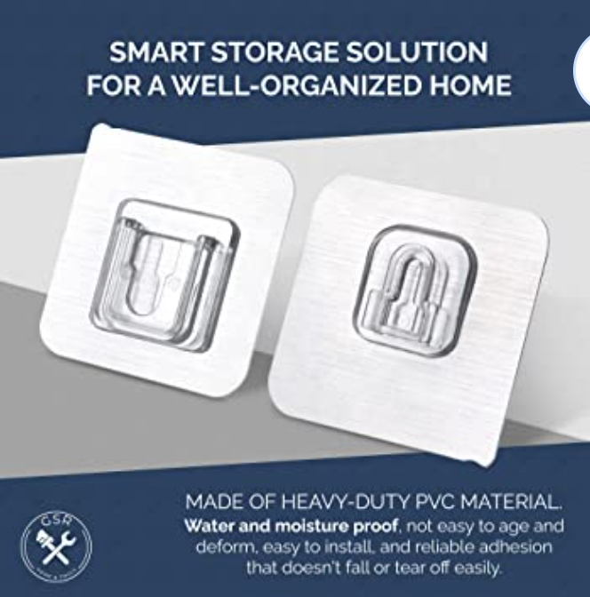 (🔥Clearance Sale Today) Double-Sided Adhesive Wall Hooks(10PCS/SET)-BUY 2 SETS GET 1 SET FREE TODAY!