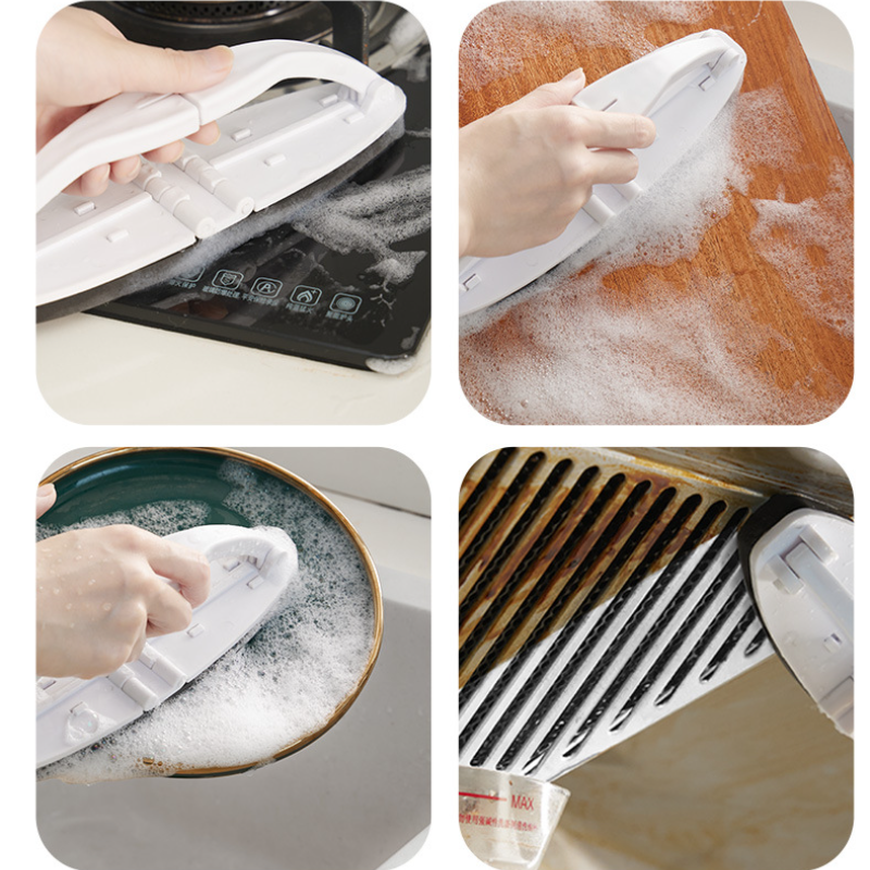 (🌲XMAS SALE - 50% OFF)Folding sponge cleaning brush-🔥Buy 2 Get 1 Free Today🔥