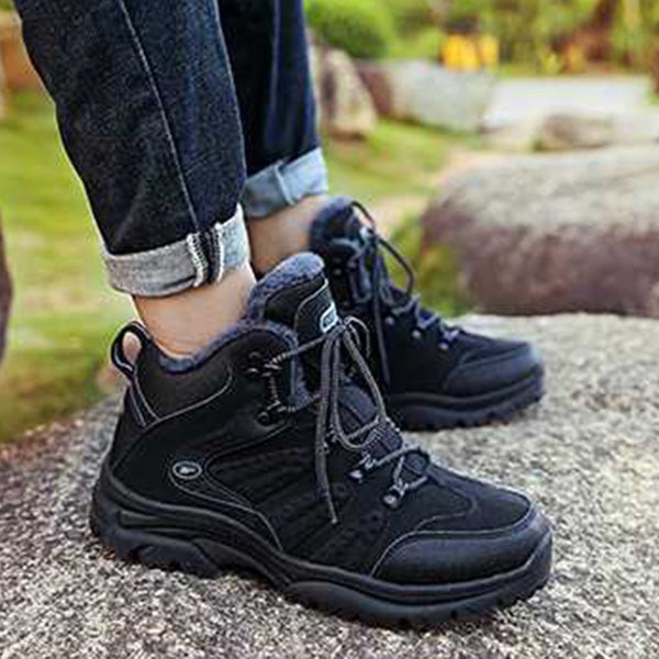 Chicinskates Men's Wear-Resistant Warm Hiking Shoes