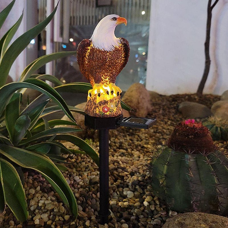 (🔥Hot Sale-49% off)Eagle Figure Garden Solar Post