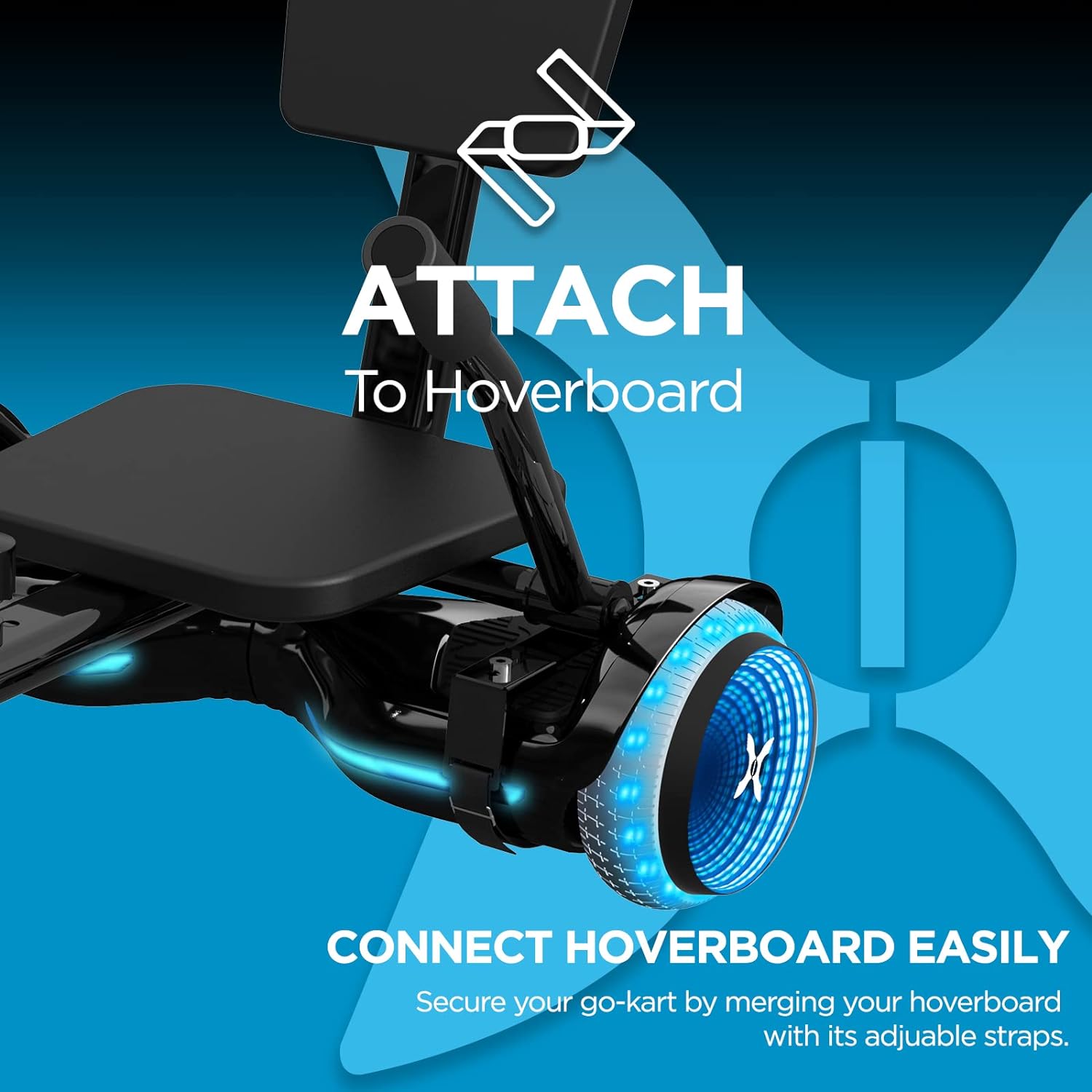 Hover 1 Turbo Hoverboard Combo Seat Attachment Buggy