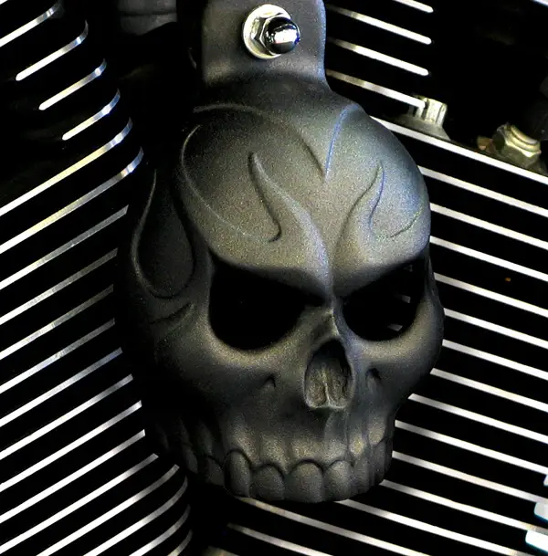 Harley Motorcycle Horn Covers Evil Twin