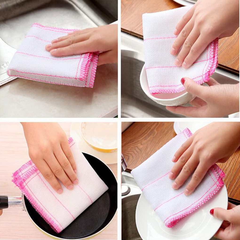 【🎁​CHRISTMAS PROMOTIONS 🔥-50% OFF】Eight-layer AntiBacterial Wood Fiber Cleaning Cloth