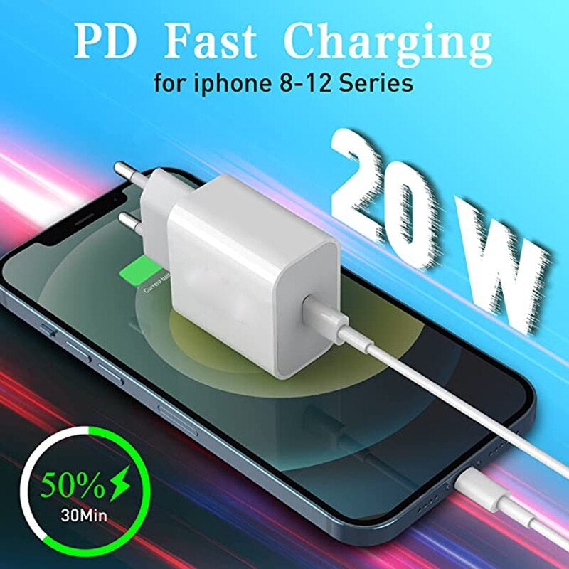 20W/18W PD/QC USB-C Power Adapter