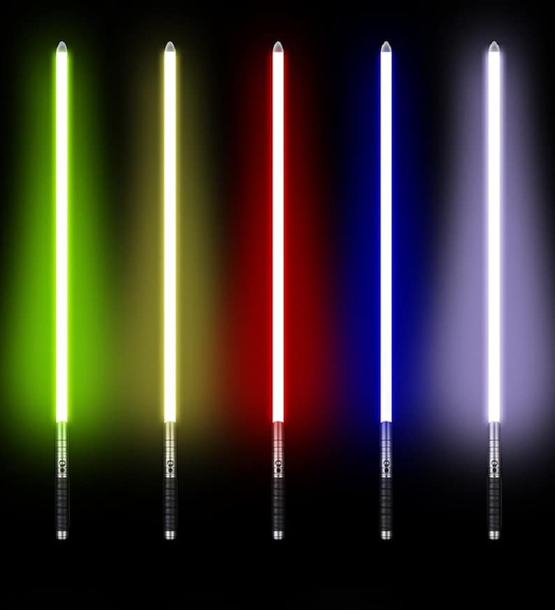 Color Changing Lightsaber with Sound – Extremely Durable, Attractive Silver Hilt, Aluminum