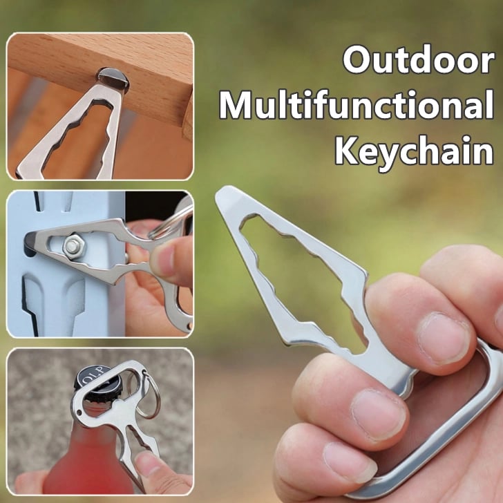 (🔥FACTORY OUTLET-49% OFF) Outdoor Multifunctional Keychain