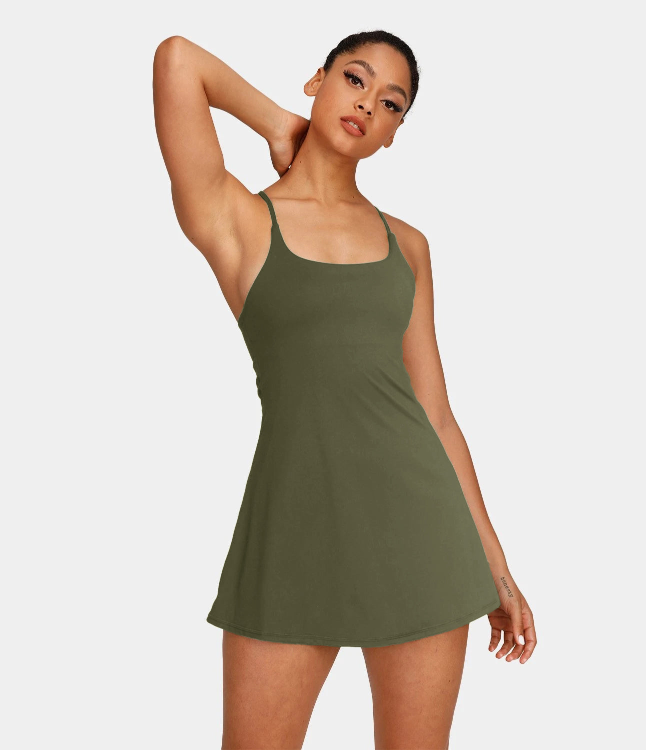 Everyday Cloudful® 2-in-1 Flare Activity Dress-Wannabe