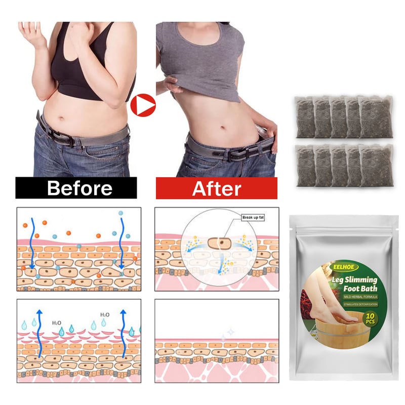 Set of 10 Foot Lymphatic Drainage Bags