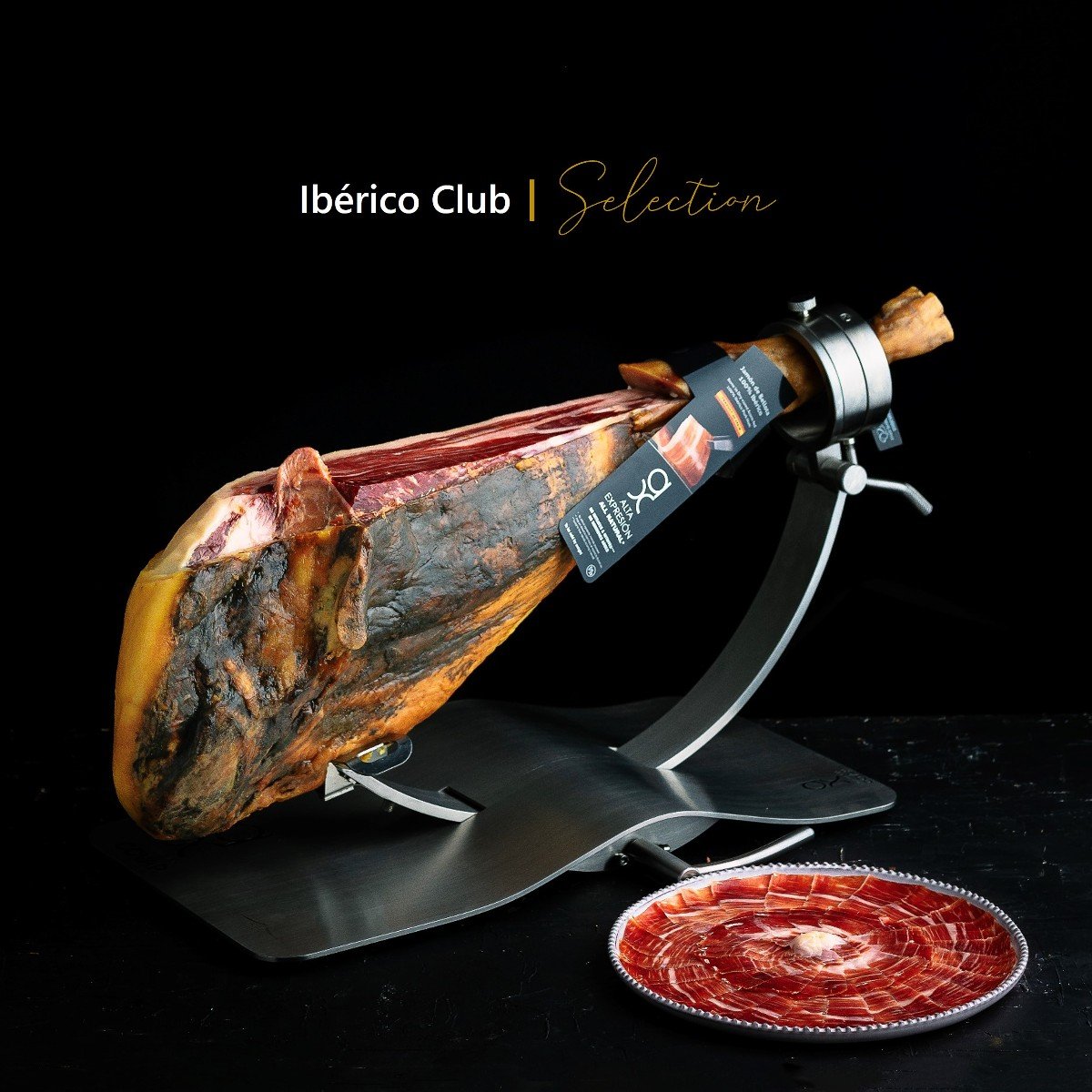 🔥Omaha 🎄Only 65 stocks left💥Free Shipping Only Today⏰Whole Jamón de Bellota 100% Ibérico + Carving Kit | 16LB
