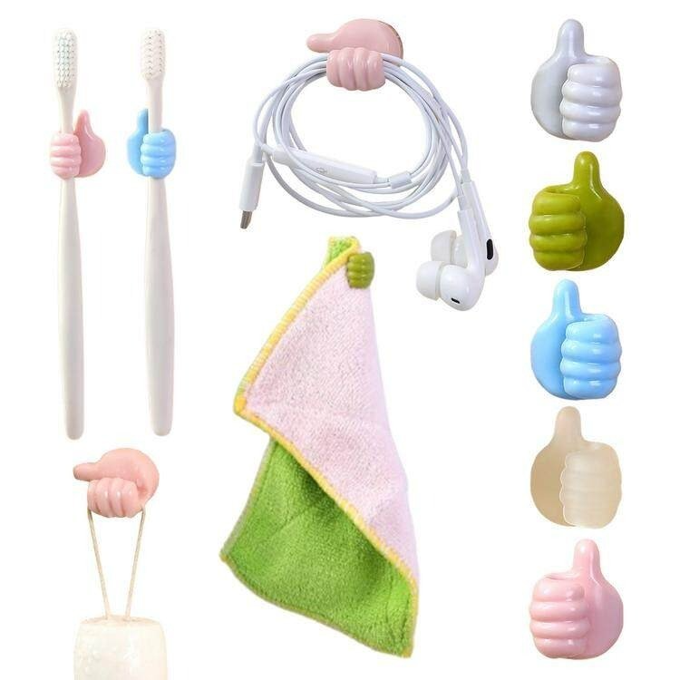 (🌲Early Christmas Sale- SAVE 49% OFF)Creative Thumbs Up Wall Hook(4PCS/SET)-BUY 4 SETS GET 2 SETS FREE