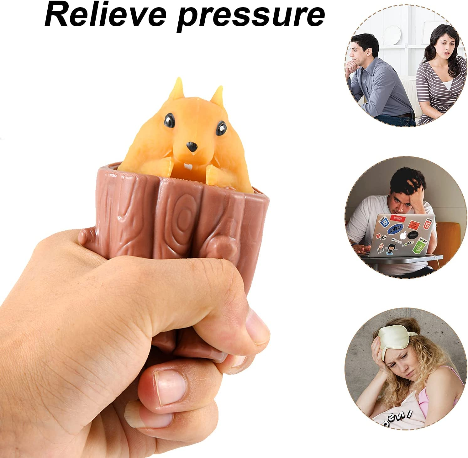 (🎄Christmas Pre Sale Now-49% Off) Squirrel Squeeze Toy - Buy 5 Get 3 Free & Free Shipping