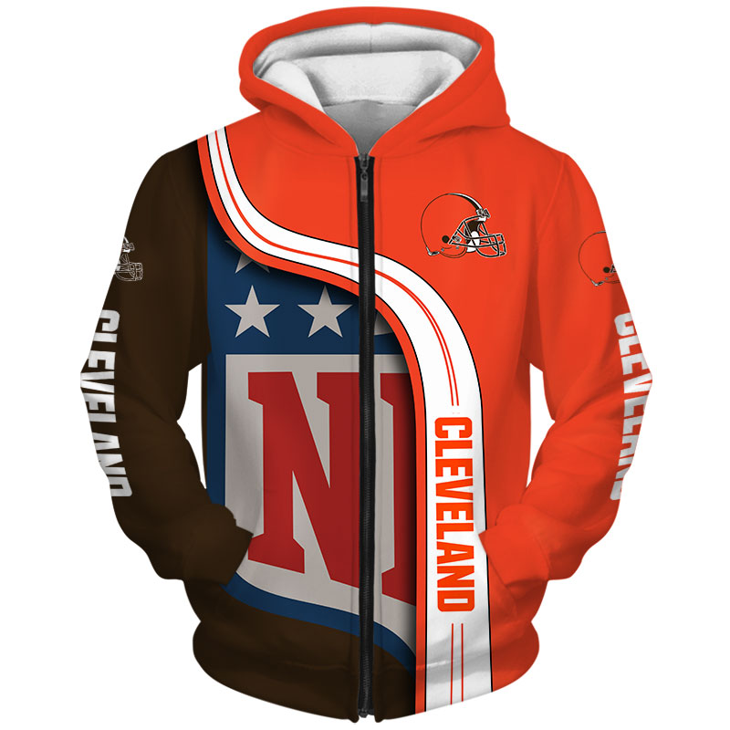 CLEVELAND BROWNS 3D HOODIE CCBB002