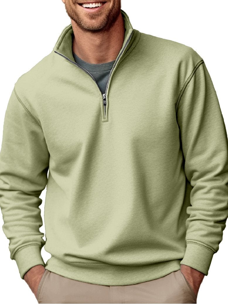 Men's Fashion Casual Zipper Padded Sweatshirt