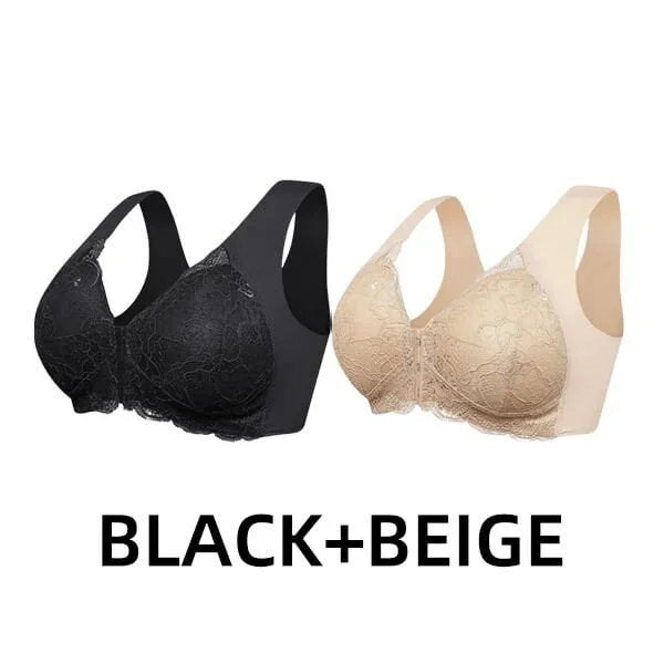 Bra For Women Front Closure Shaping Push Up Seamless No Trace Beauty Back Sports Comfy Bra