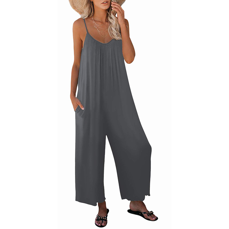 Ultimate Flowy Jumpsuit with Pockets (Buy 2 Free Shipping)