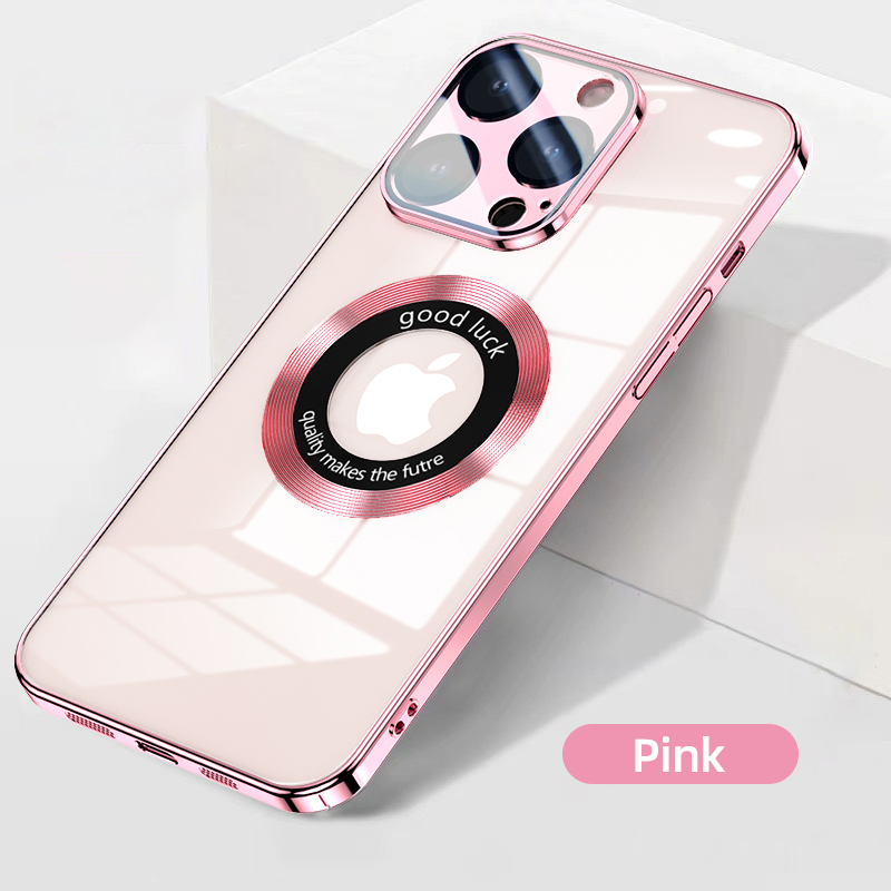 Transparent PC Lens All-Inclusive Magnetic Suction Case Cover for iPhone