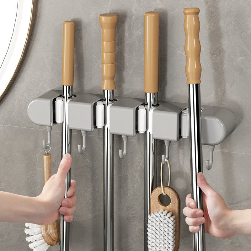 🌲Early Christmas Sale 50% OFF - 【Tiktok Hot Sale】Punch-free multifunctional mop holder--BUY 2 GET FREE SHIPPING