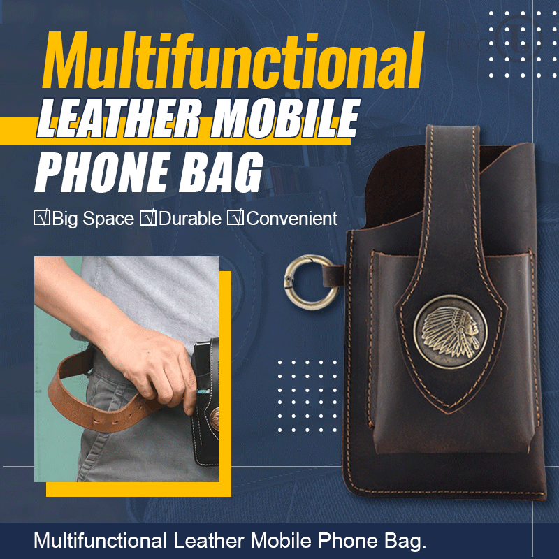 (Buy 2 Free Shipping)Multifunctional Leather Mobile Phone Bag