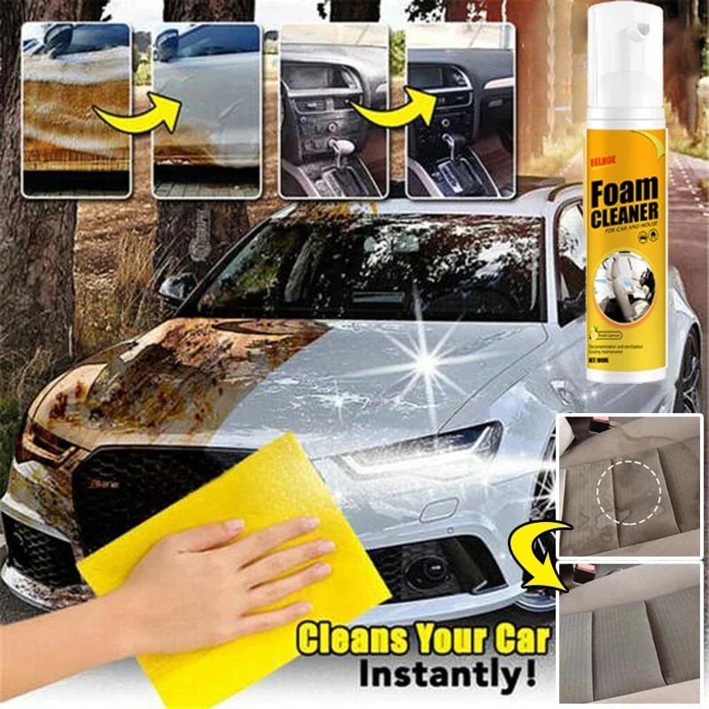 New Upgraded Home and Car Multifunctional Powerful Foam Cleaning Kit