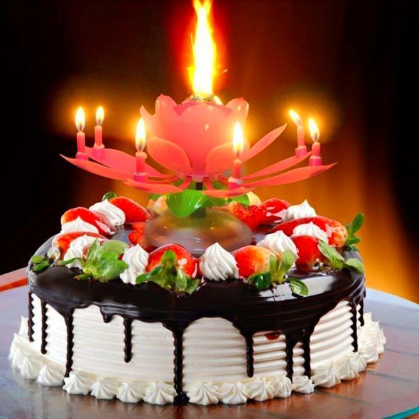 (🔥Last Day Promotion-SAVE 50% OFF) Magic Flower Birthday Candle - BUY 4 GET 3 FREE & FREE SHIPPING