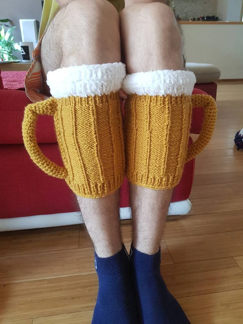 Cute Knitted Socks Unisex Novelty Winter Warm