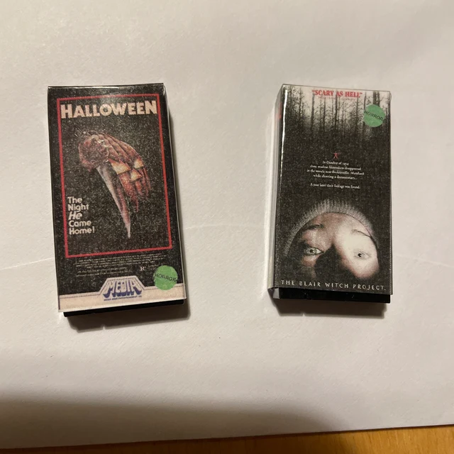 Miniature VHS Inspired Movie Magnet