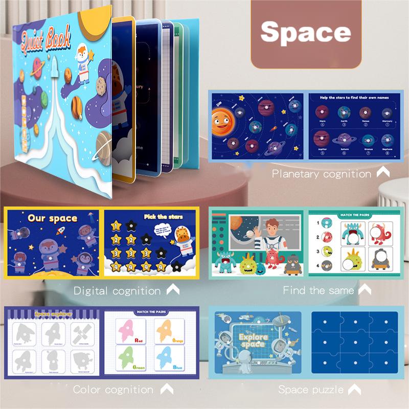 (🔥Early Christmas Sale- SAVE 48% OFF) 2022 New Montessori Interactive Felt Quiet Book-BUY 3 SETS FREE SHIPPING