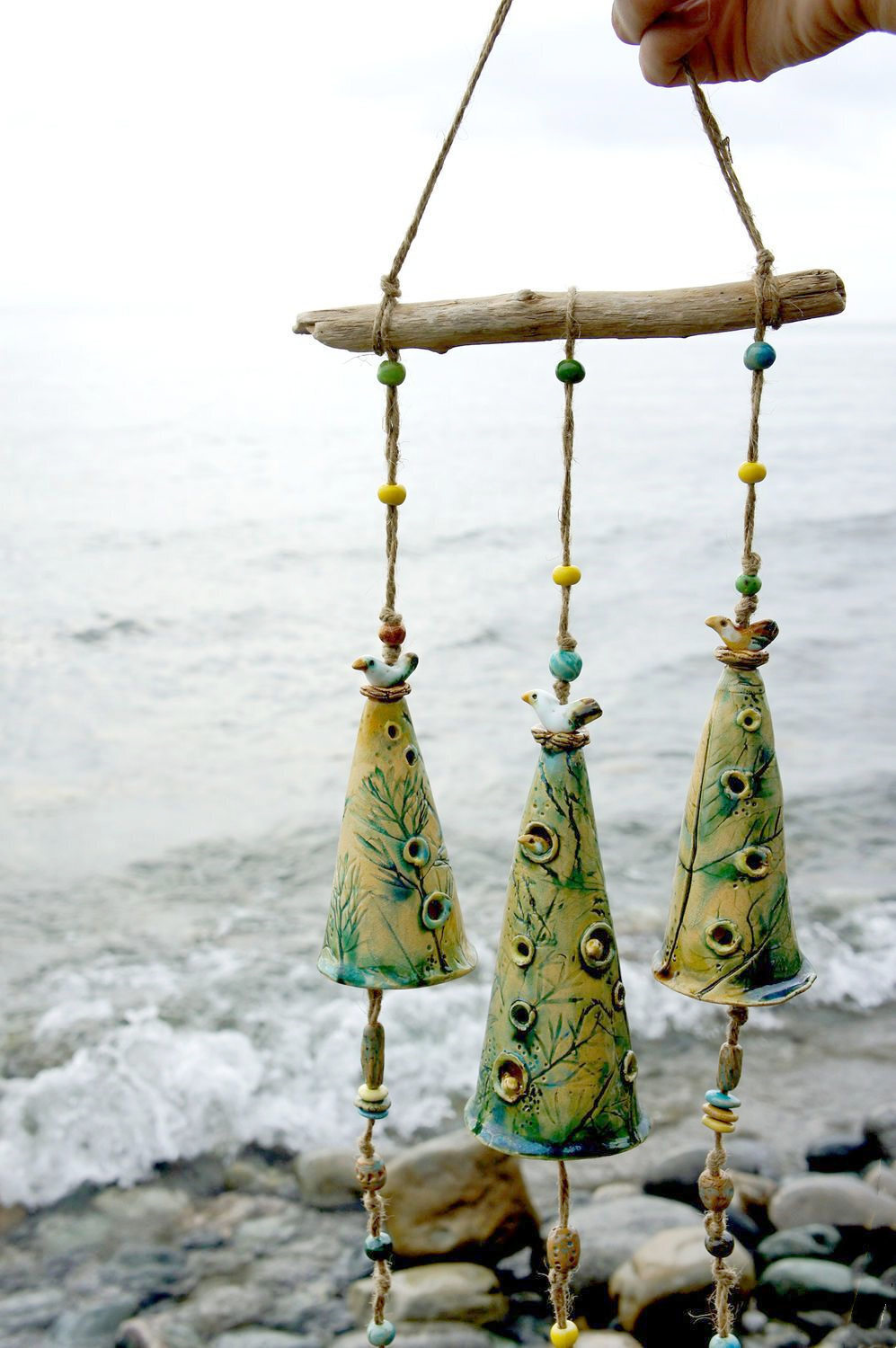 Vintage forest wind chimes