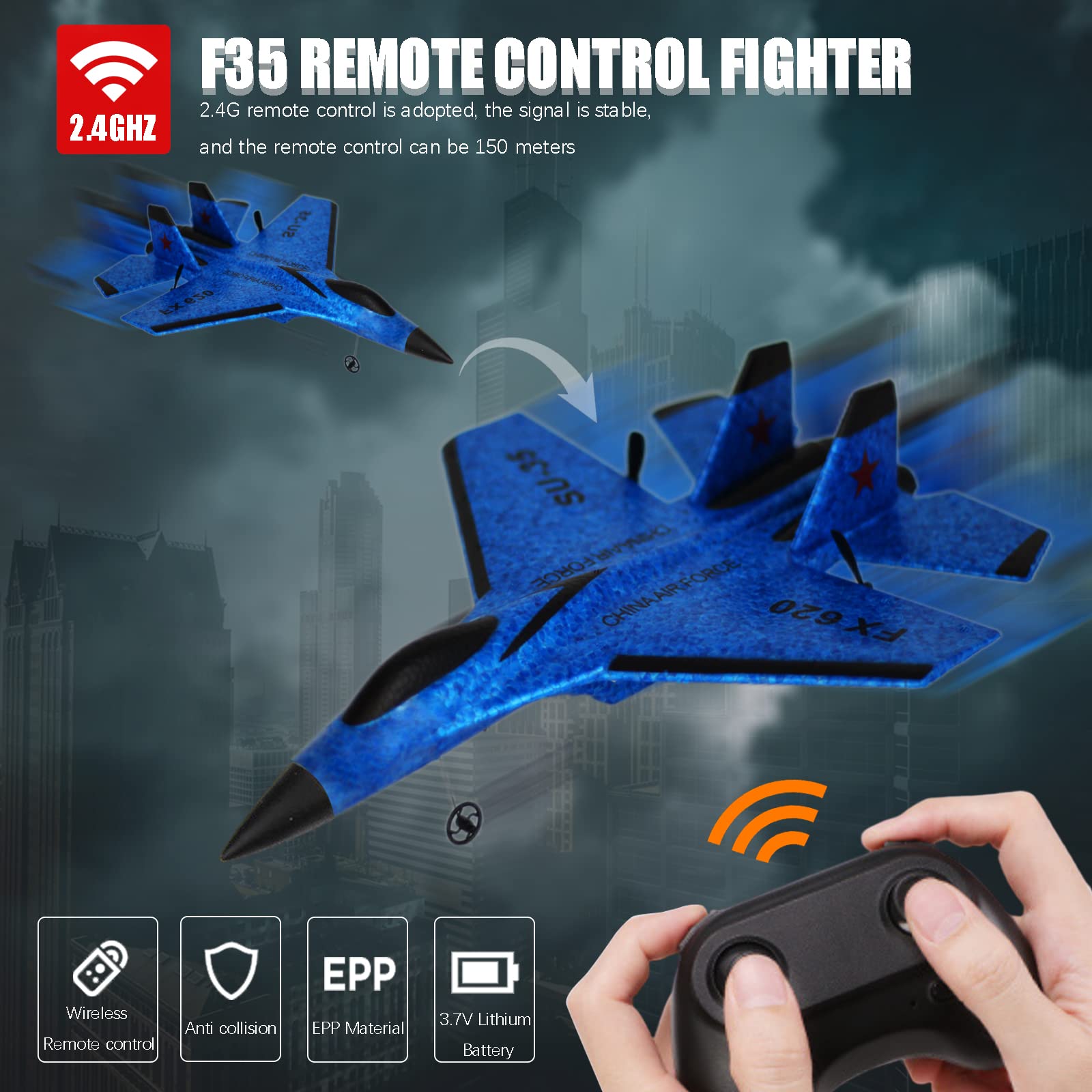 (🎉Weekend Big Discount🎉- 49% OFF)New Wireless RC Airplane Toy