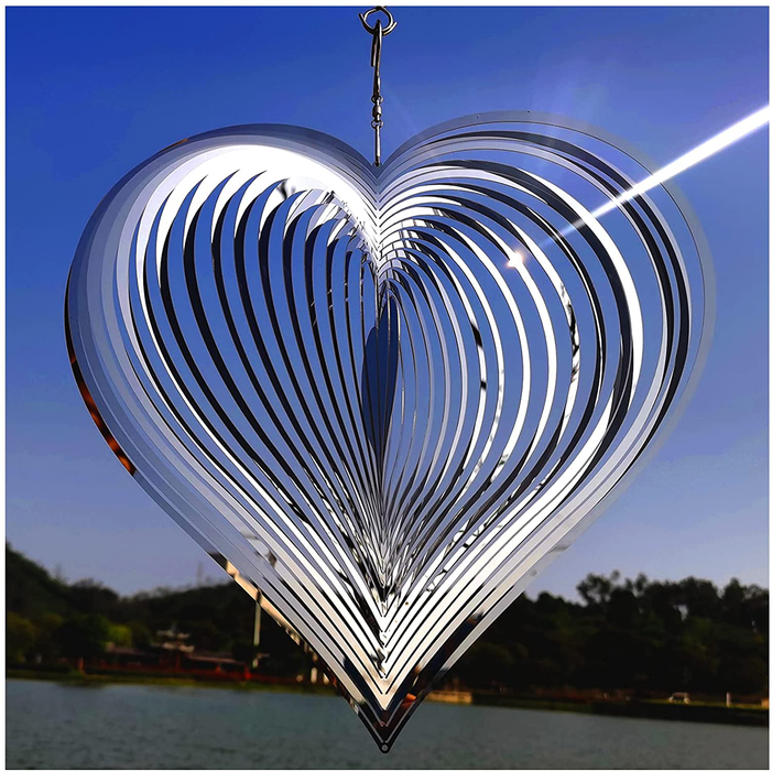 (🎁2022-Christmas Hot Sale- 49% OFF)-New Beating Heart Wind Spinner