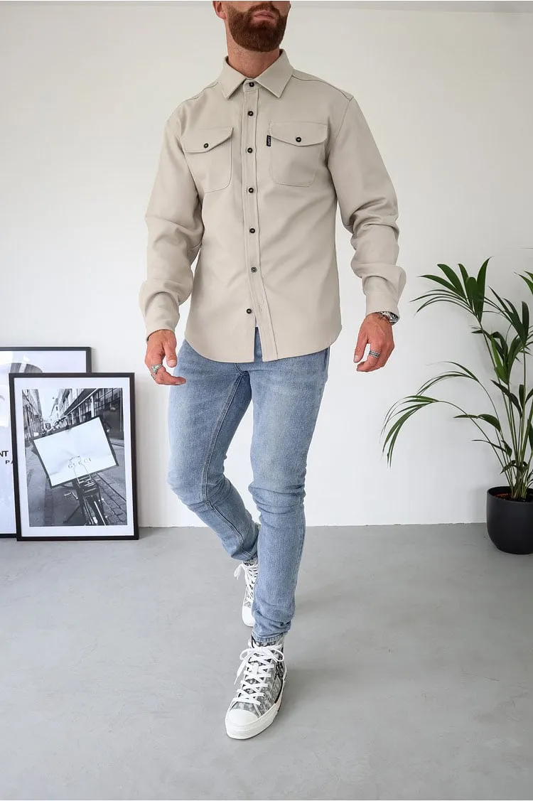 BUTTON DOWN SHIRT JACKET (BUY 2 FREE SHIPPING)
