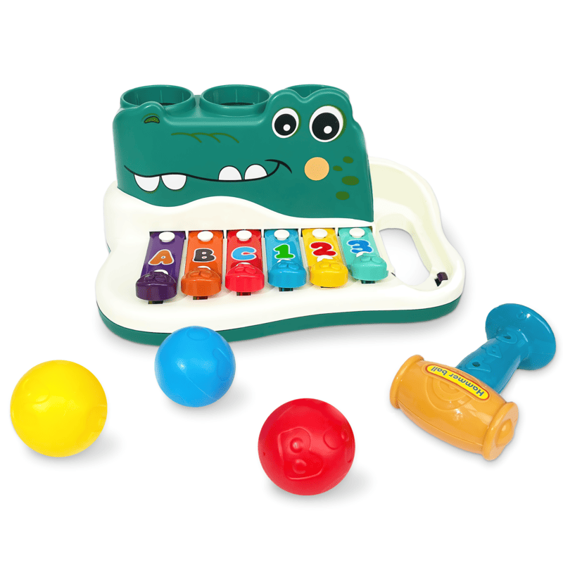 Dinosaur Musical Hammer Pounding with Xylophone