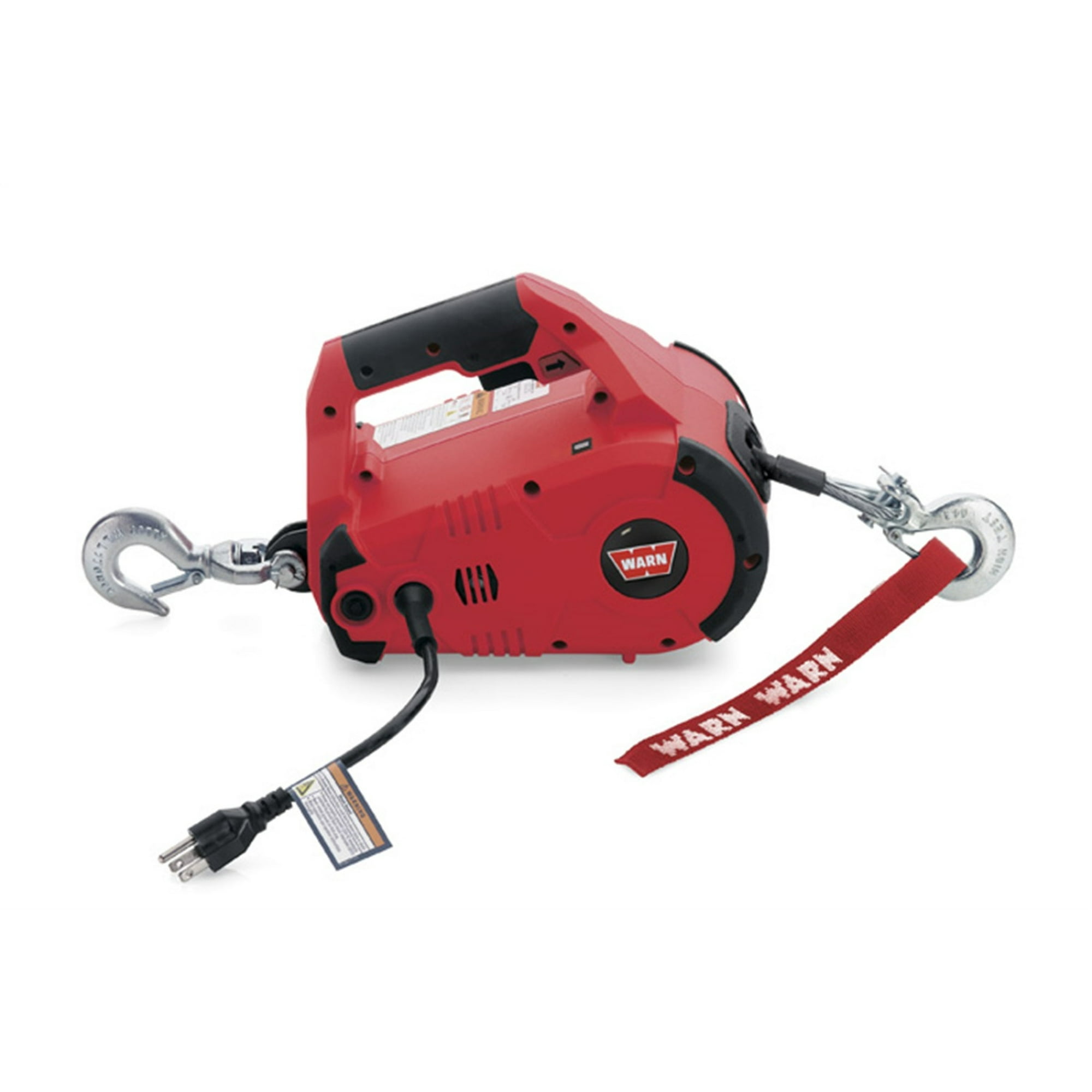 WARN PullzAll Corded 120V AC Portable Electric Winch with Steel Cable