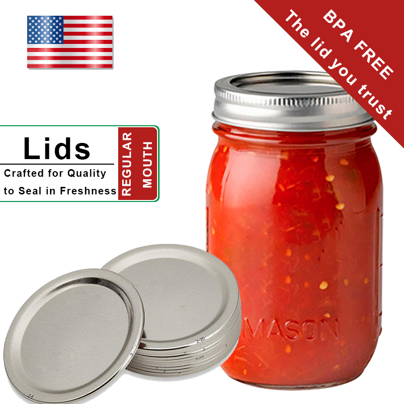 Mason Jar Lids Canning Lids | 12-Pieces per Pack - Fast Delivery Worldwide