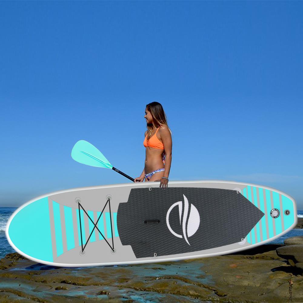 SereneLife Inflatable Stand Up Paddle Board 6 Inches Thick