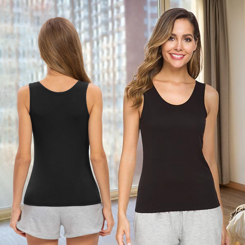 Womens Sleeveless Tank Tops - Brathable & Stretchy Layering Tank Sports Shirts For Casual Workout