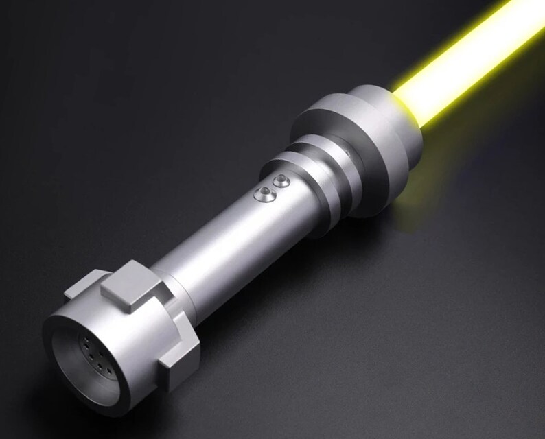 Lightsaber Y, Saberforge, Smoothswing lightsaber, Lightsaber hilt with blade, Removable PC blade, RGB 12 color, with USB charging cable