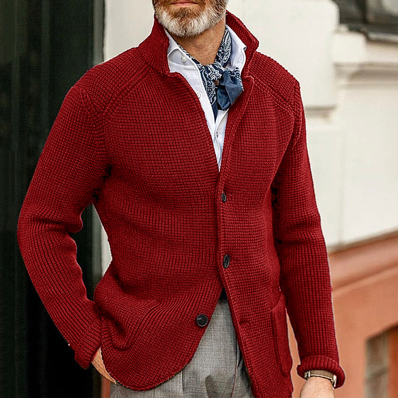 2023 New Style Standing Collar Cardigan