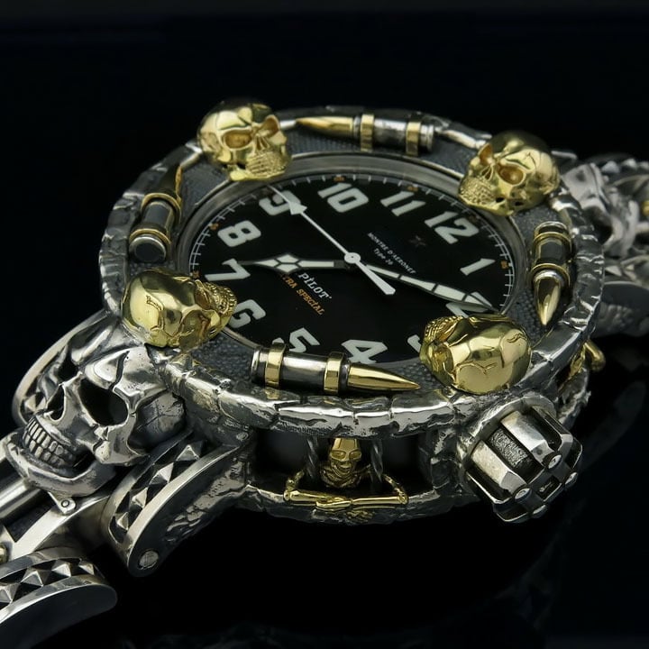 Armed Forces Destiny Struggle Skeleton Wrist Watch