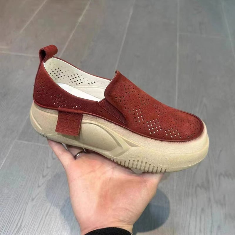 🔥LIMITED TIME OFFER: 50% OFF🔥✨2023 new women's Italian handmade thick-soled leather shoes👠